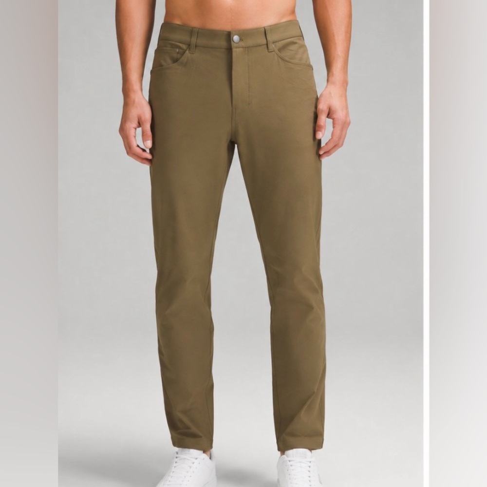 Lululemon ABC Classic-Fit Pant Warpstreme 32x30 Men’s Khaki Brown NWT $138